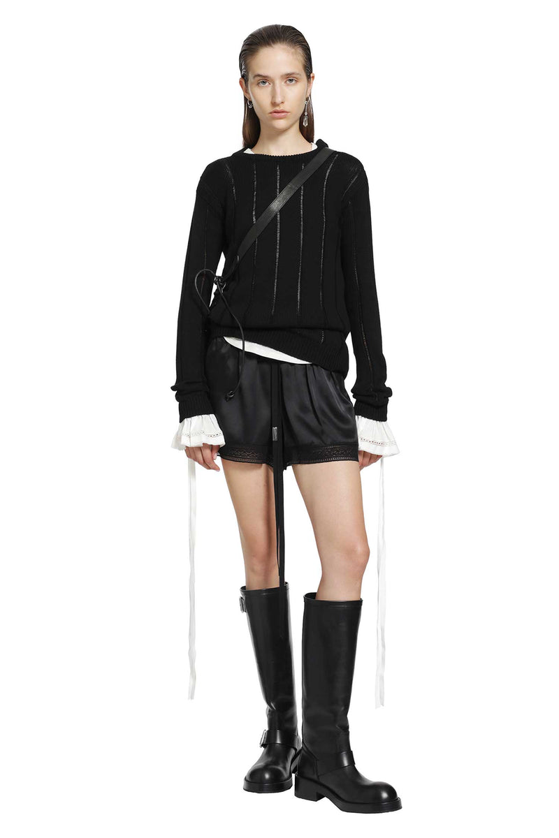 ANN DEMEULEMEESTER Nese Open Back Sweater woman