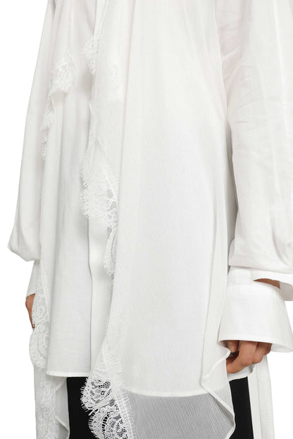 Sini Shirt with Silk Crepon Drap