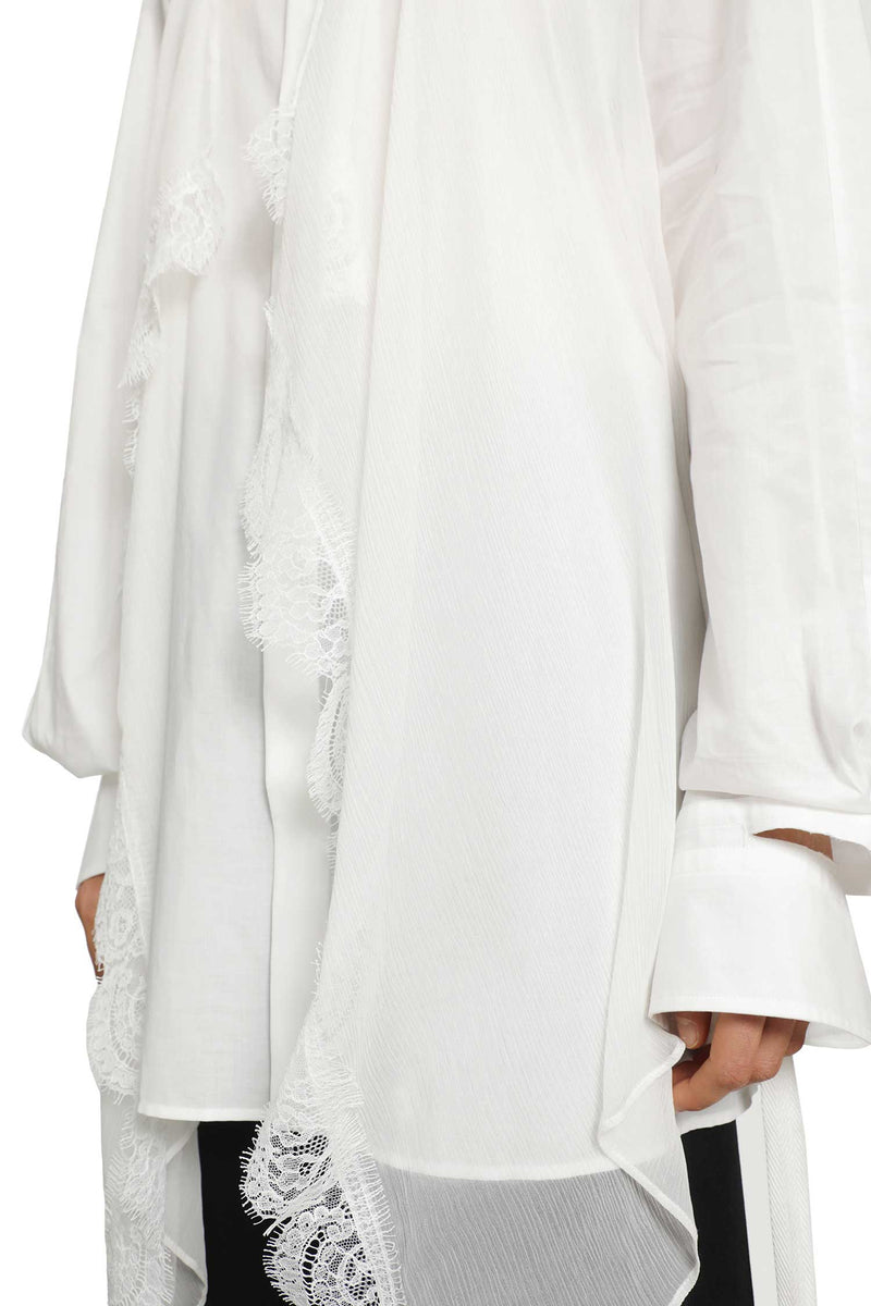 ANN DEMEULEMEESTER Sini Shirt with Silk Crepon Drap woman