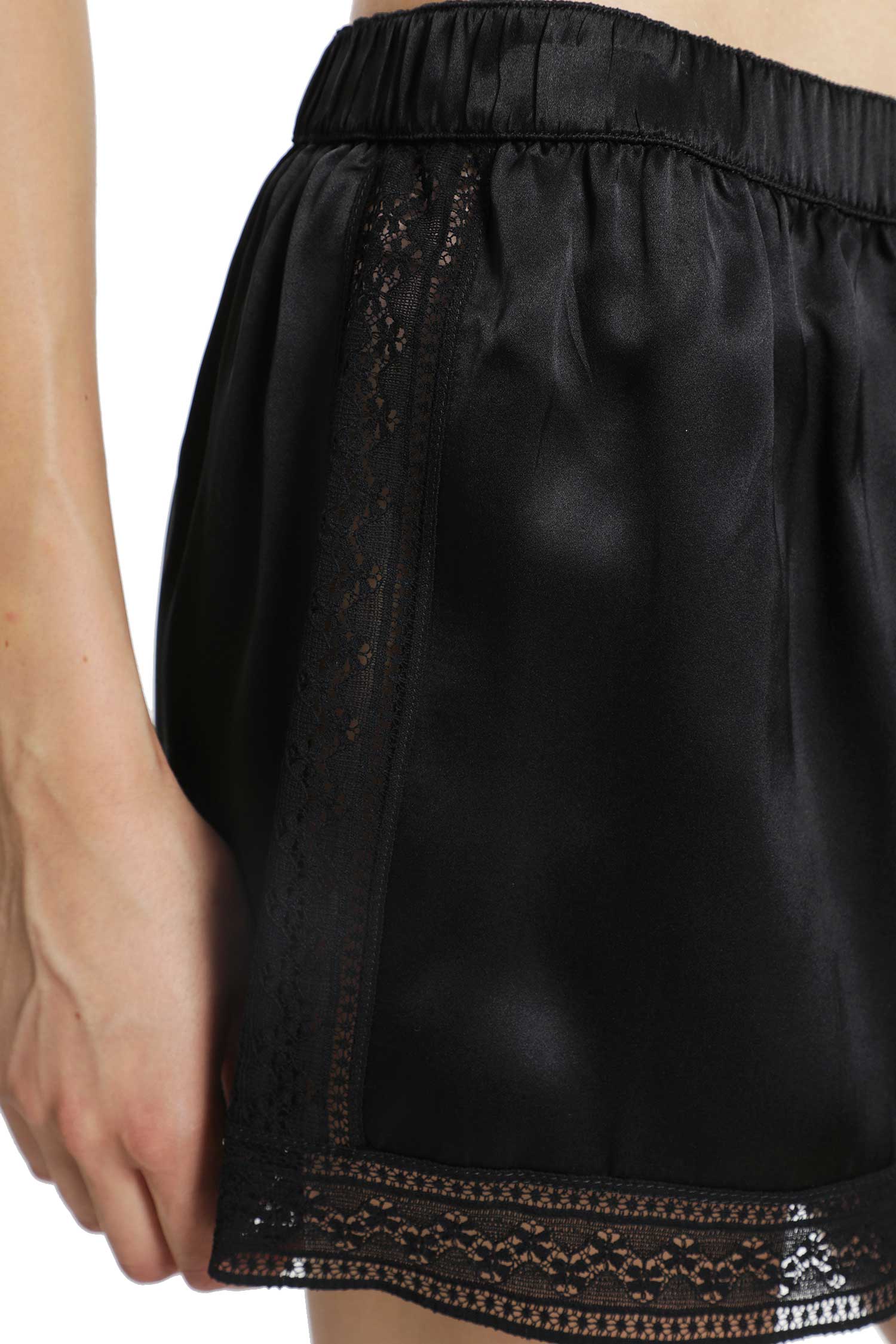 Anda Satin Lace Shorts
