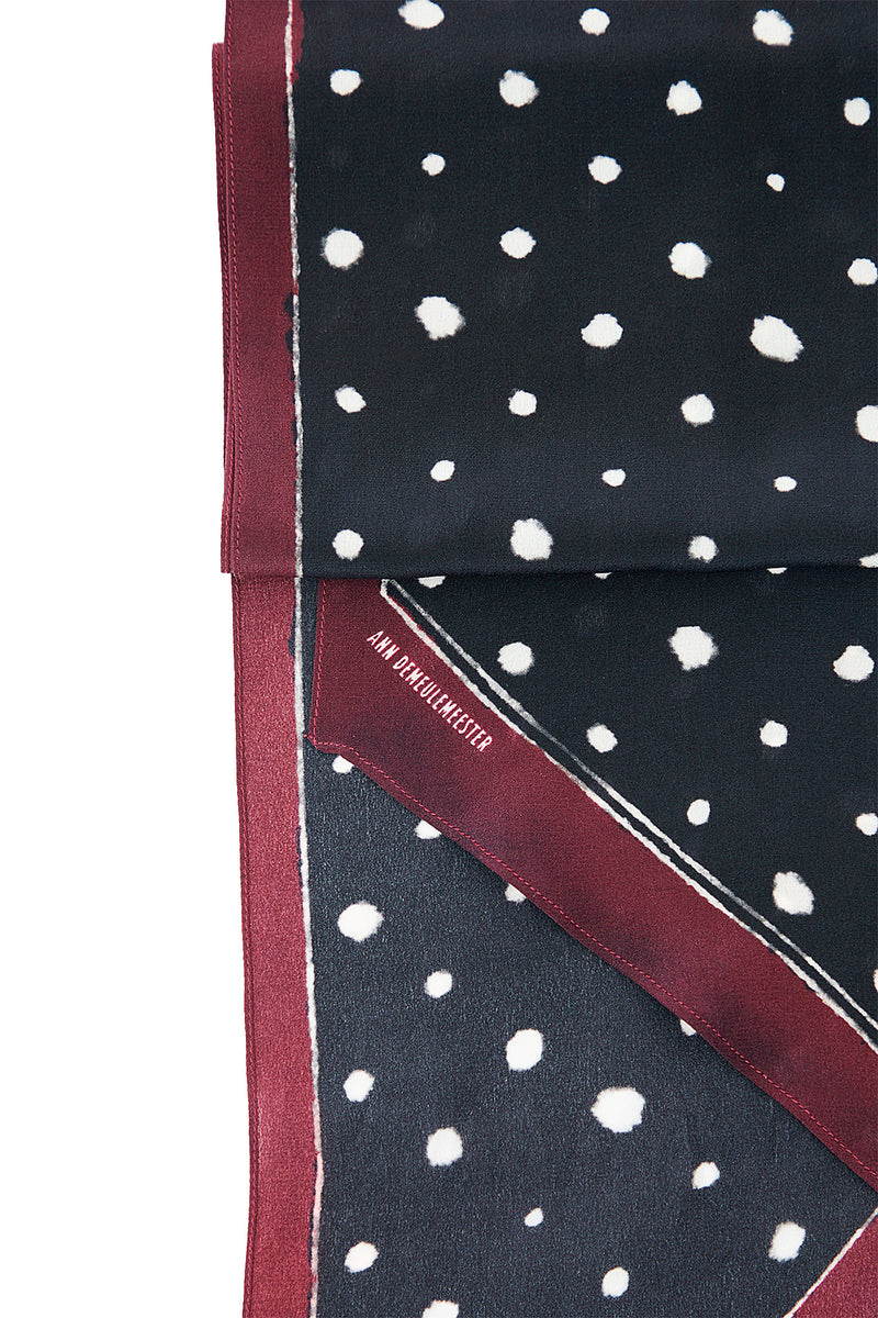 ANN DEMEULEMEESTER Ezo Foulard With Pois man