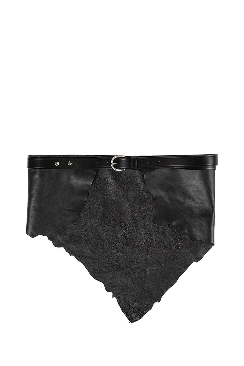ANN DEMEULEMEESTER Romy Distressed Leather Belt woman