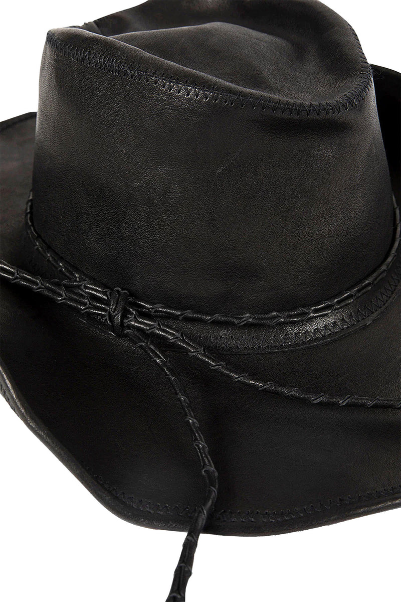 ANN DEMEULEMEESTER Joleik Leather Hat woman