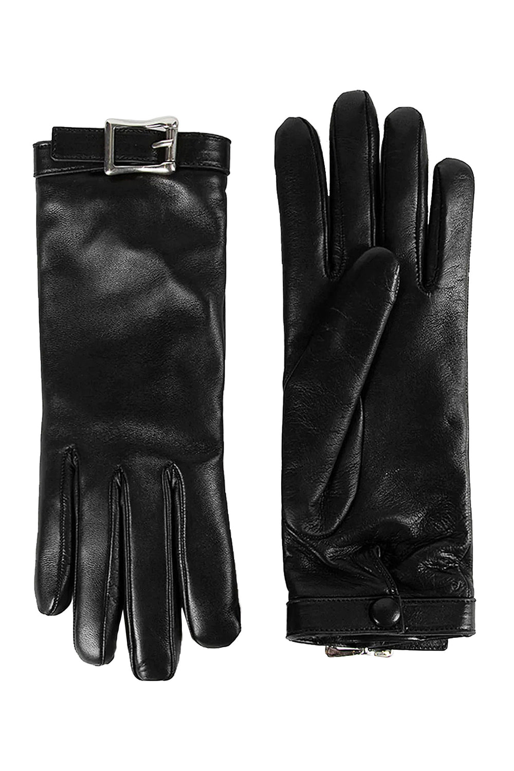ANN DEMEULEMEESTER Arly Gloves with Buckle woman