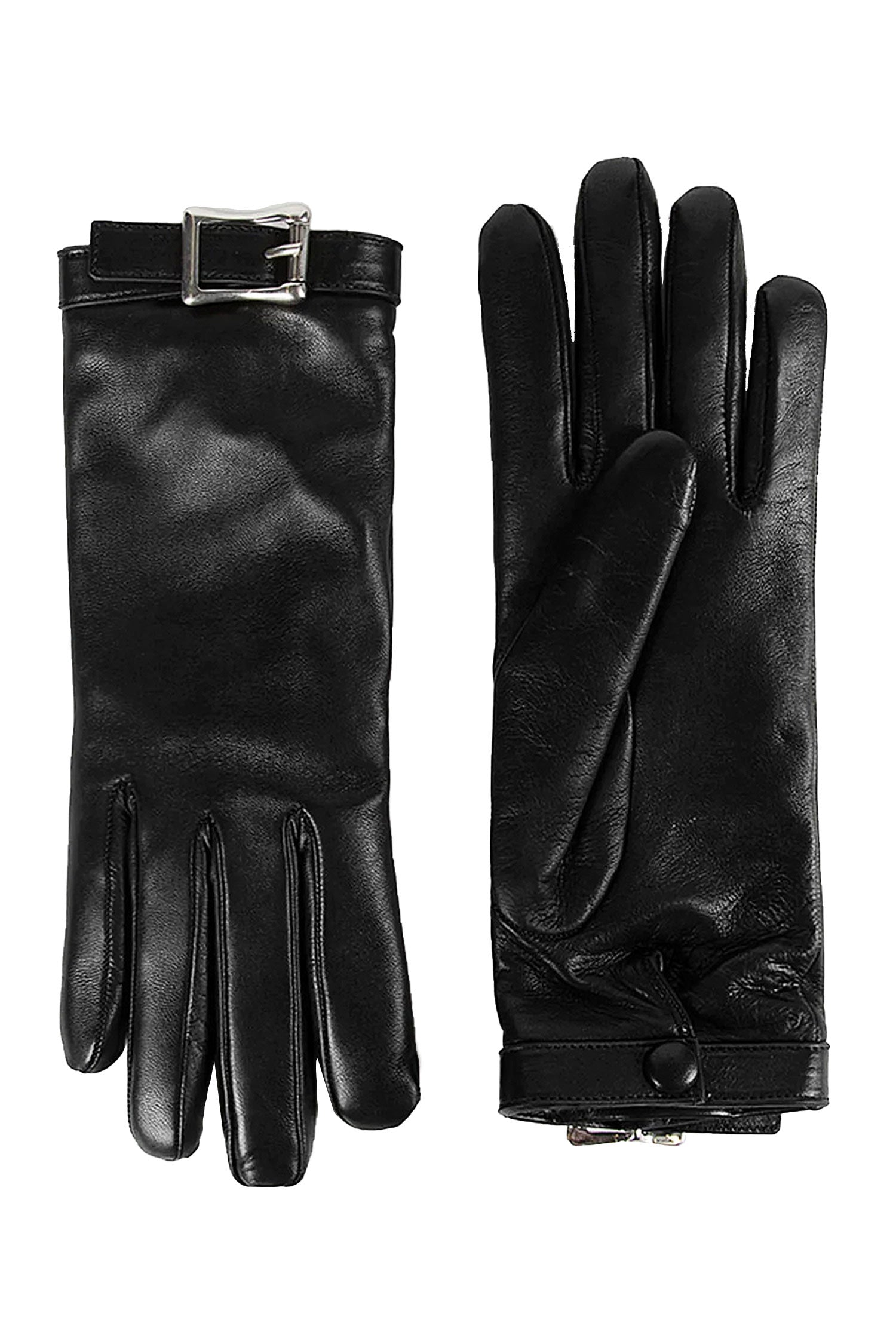 ANN DEMEULEMEESTER Arly Gloves with Buckle woman