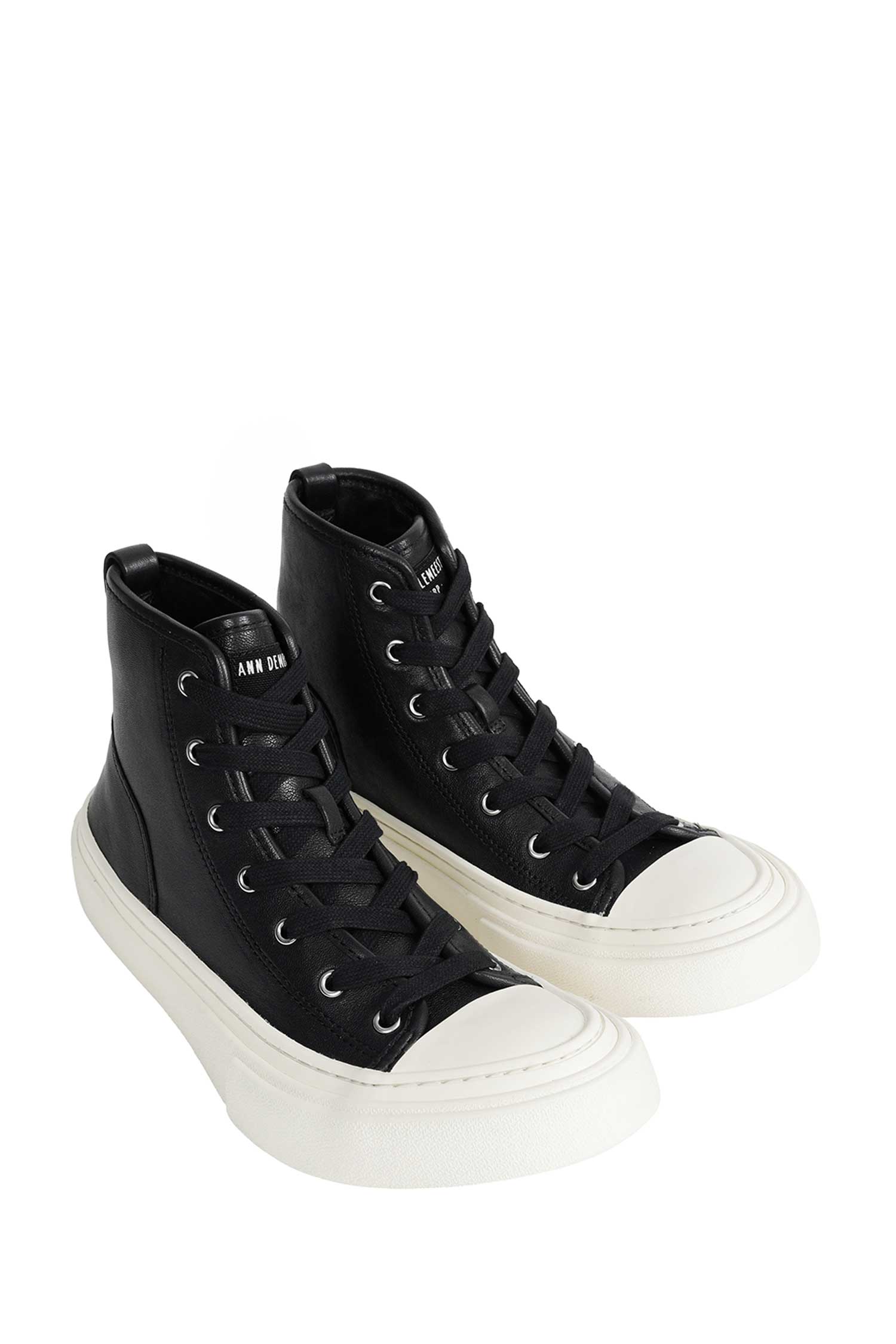 ANN DEMEULEMEESTER Ycke Vulcanized Mid-Top Sneakers man