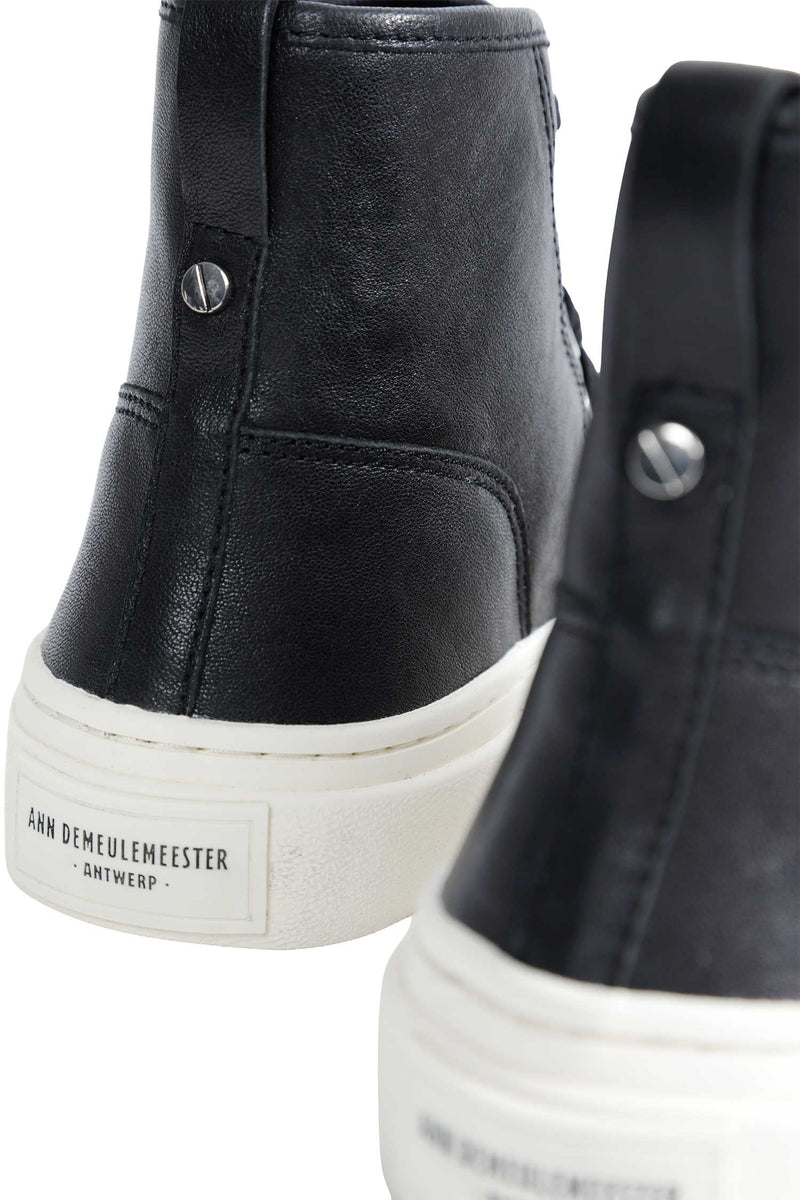 ANN DEMEULEMEESTER Ycke Vulcanized Mid-Top Sneakers man