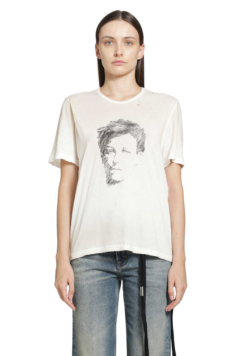 
              ANN DEMEULEMEESTER Fanie ''Portrait'' Standard Fit T-Shirt woman
            