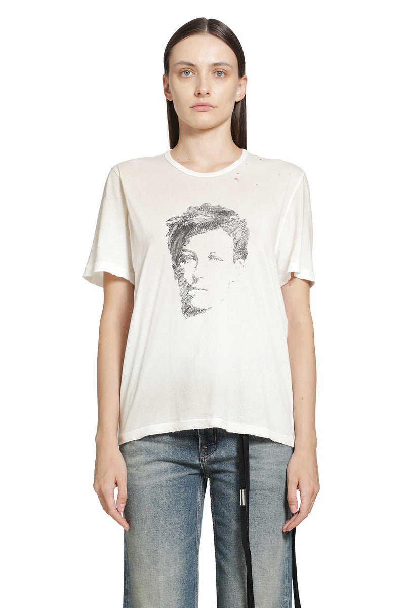 ANN DEMEULEMEESTER Fanie ''Portrait'' Standard Fit T-Shirt woman