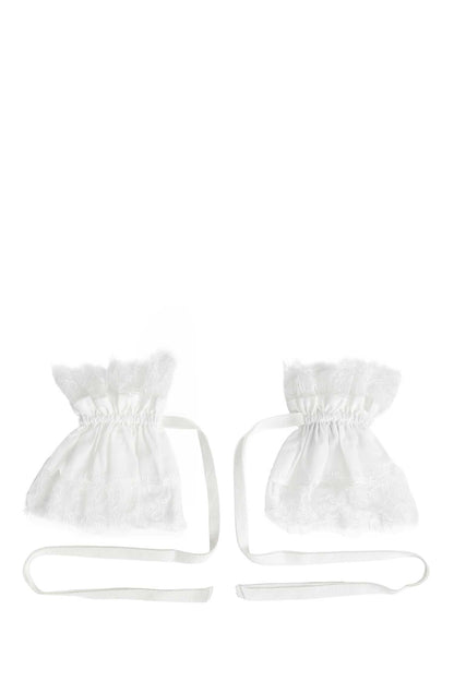 Birte Cuffs with Lace Ruffles