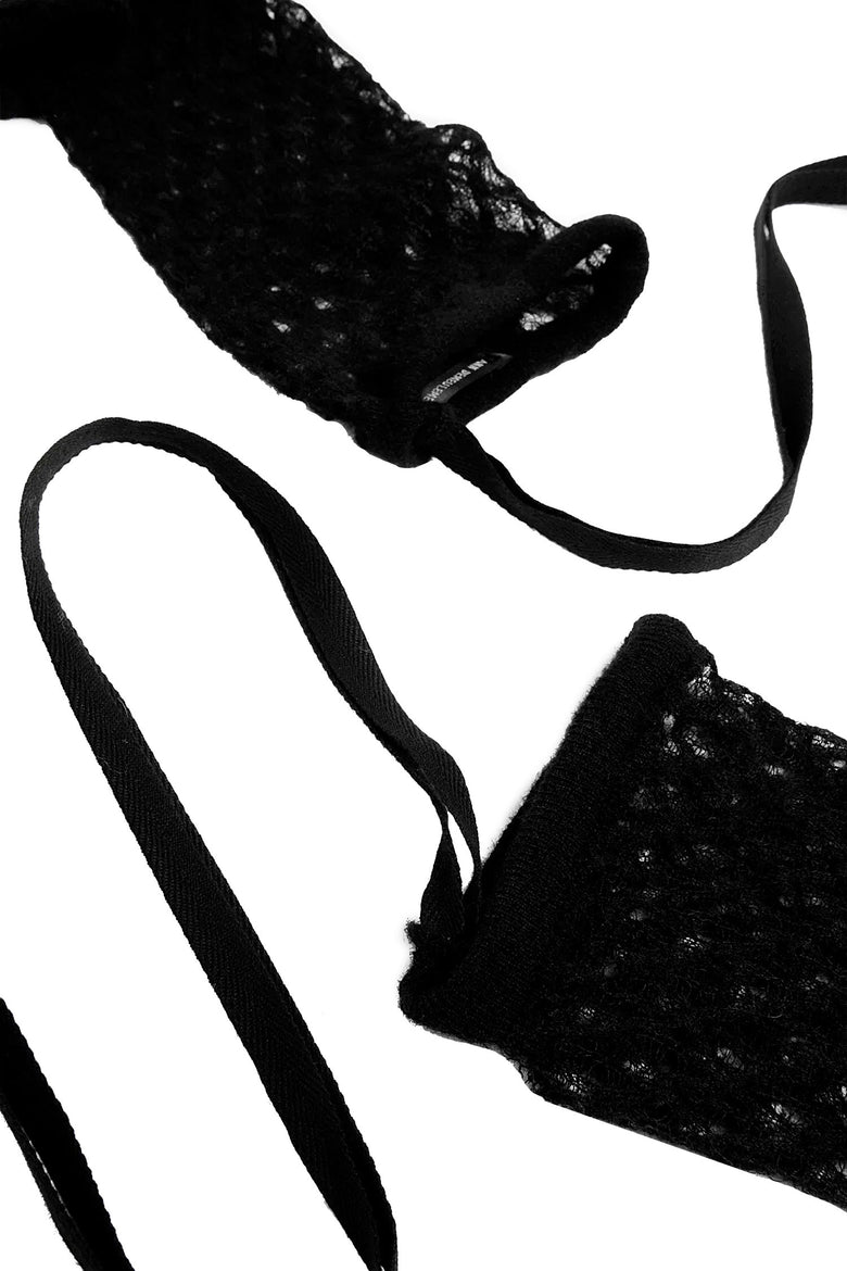 
              ANN DEMEULEMEESTER Tella Ajoure Knit Leg Warmers woman
            