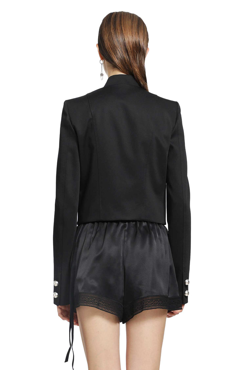 ANN DEMEULEMEESTER Bab Stand Collar Jacket woman