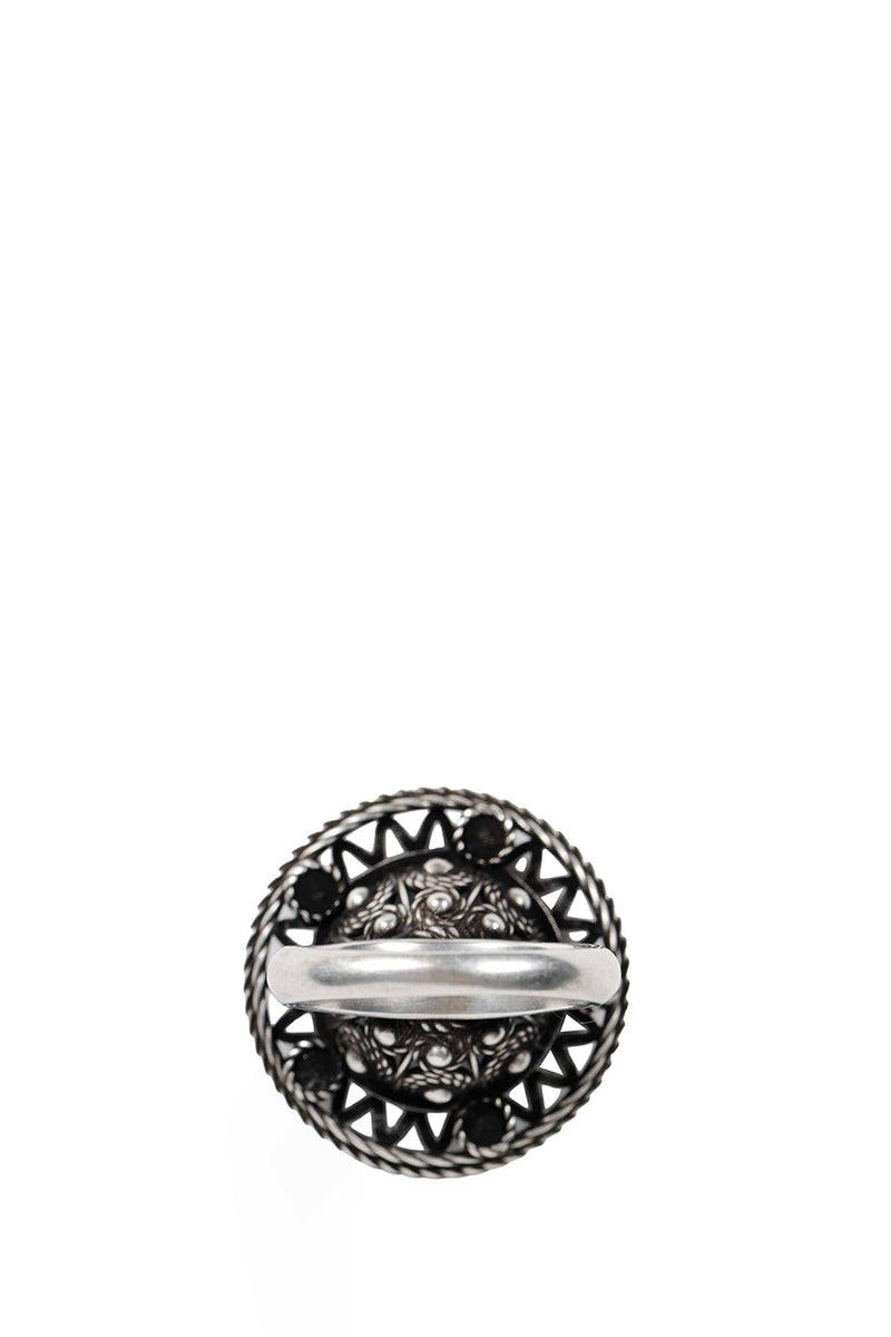 ANN DEMEULEMEESTER Orm Grained Cabochon Ring man
