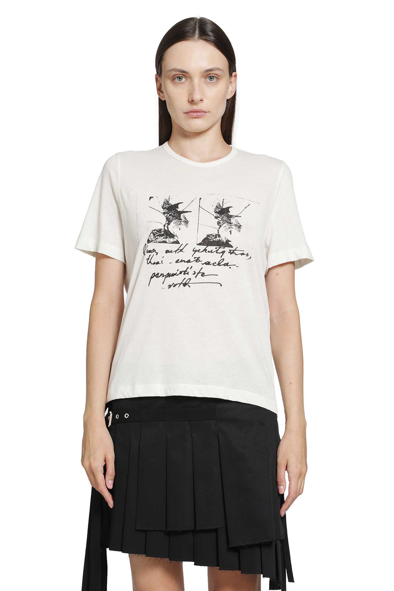 
              ANN DEMEULEMEESTER Fanie ''Birds Postcard'' Standard T-Shirt woman
            