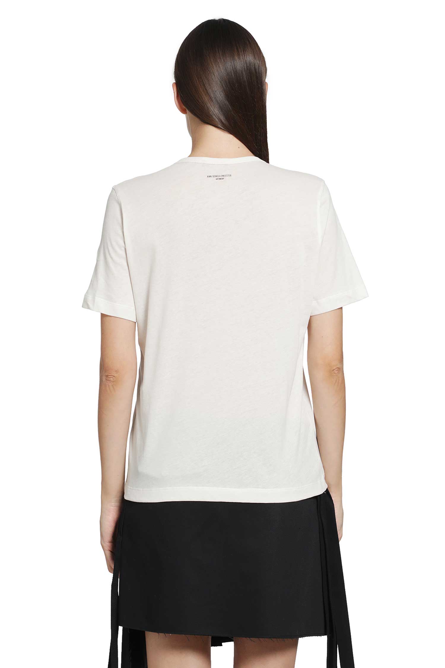 ANN DEMEULEMEESTER Fanie ''Birds Postcard'' Standard T-Shirt woman