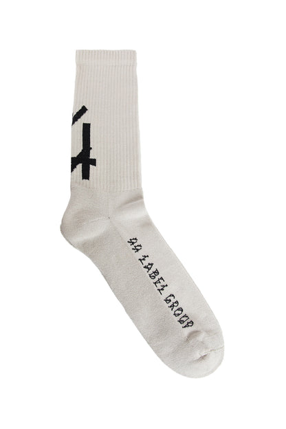 44 LABEL GROUP MAN OFF-WHITE SOCKS