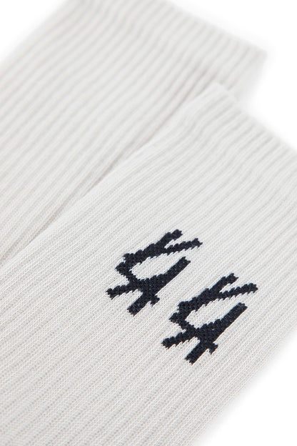 44 LABEL GROUP MAN OFF-WHITE SOCKS