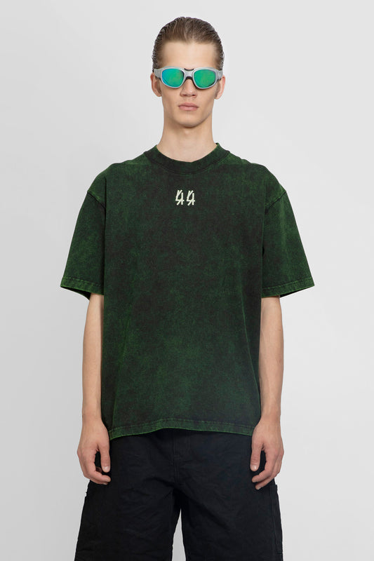 44 LABEL GROUP MAN GREEN T-SHIRTS & TANK TOPS