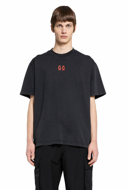 Antonioli 44 LABEL GROUP MAN BLACK T-SHIRTS & TANK TOPS