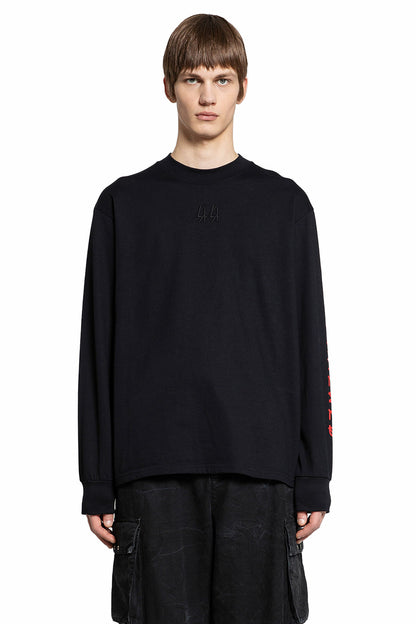 Antonioli 44 LABEL GROUP MAN BLACK T-SHIRTS & TANK TOPS