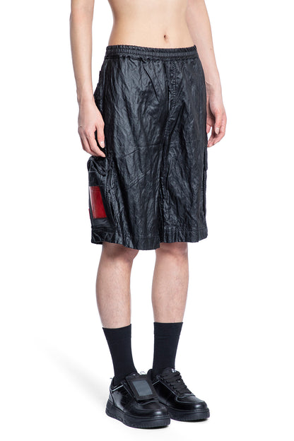 44 LABEL GROUP MAN BLACK SHORTS & SKIRTS