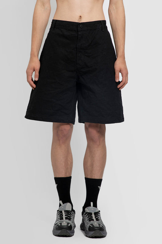 44 LABEL GROUP MAN BLACK SHORTS & SKIRTS