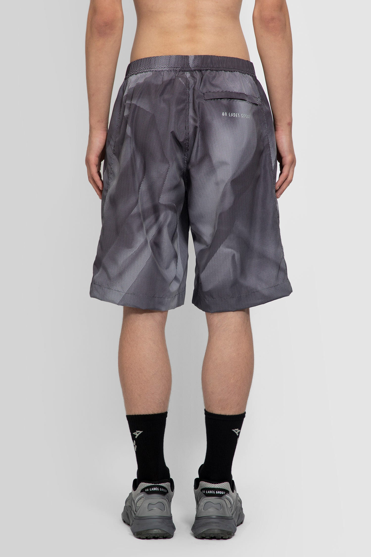 44 LABEL GROUP MAN GREY SHORTS & SKIRTS