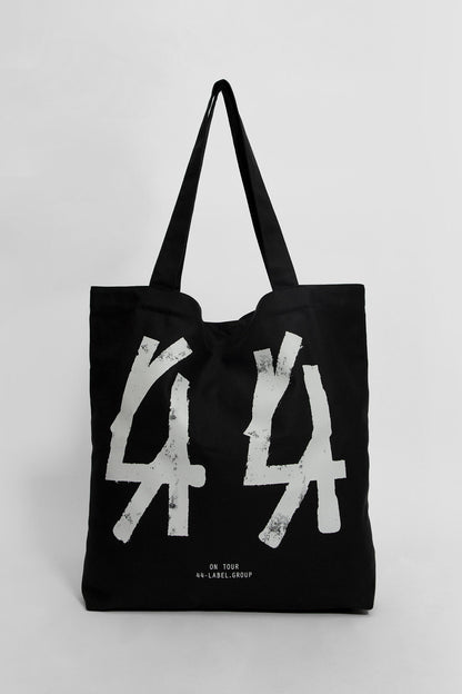 44 LABEL GROUP MAN BLACK TOTE BAGS