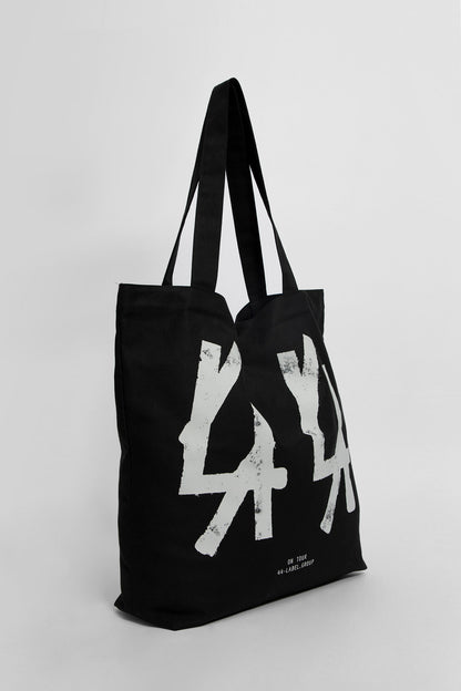 44 LABEL GROUP MAN BLACK TOTE BAGS