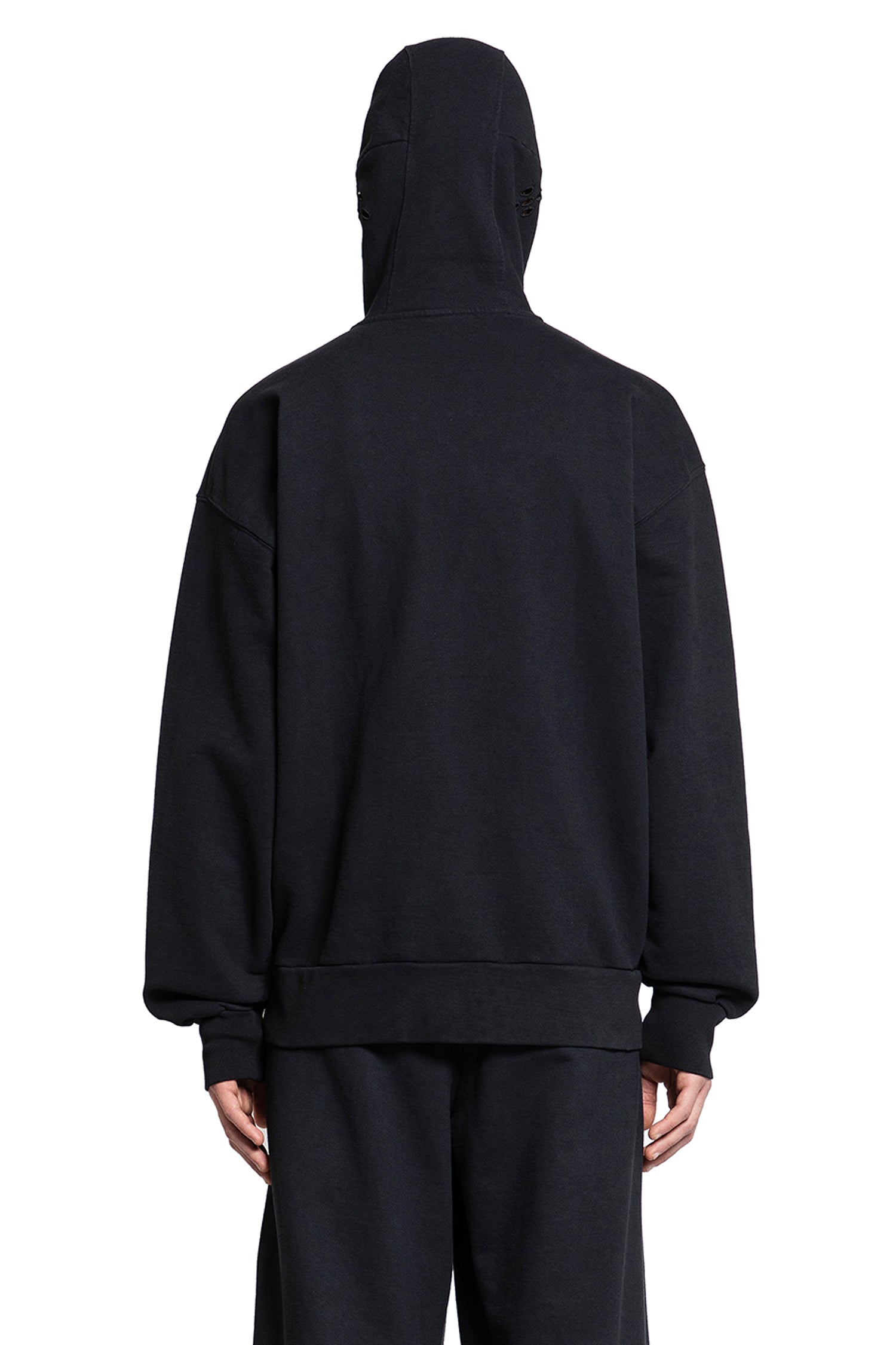 44 LABEL GROUP MAN BLACK SWEATSHIRTS