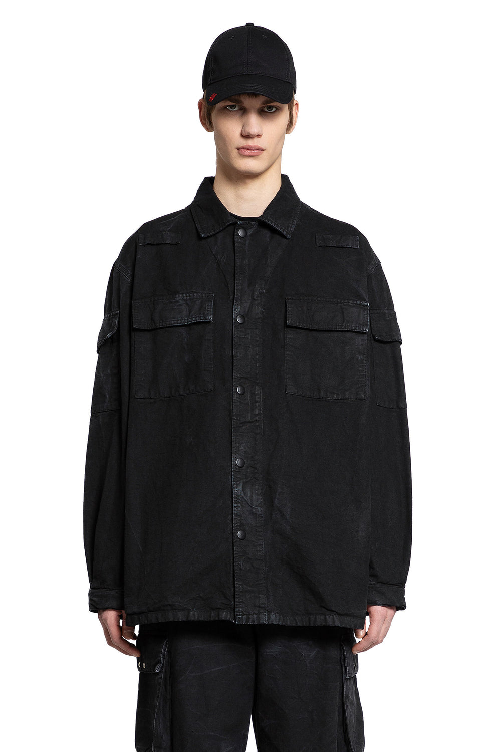 44 LABEL GROUP MAN BLACK JACKETS