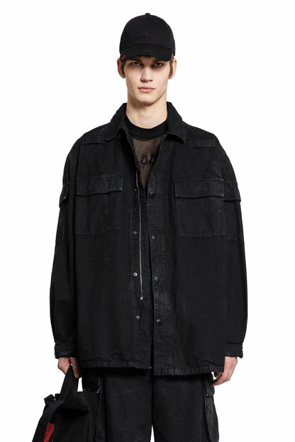 Antonioli 44 LABEL GROUP MAN BLACK JACKETS