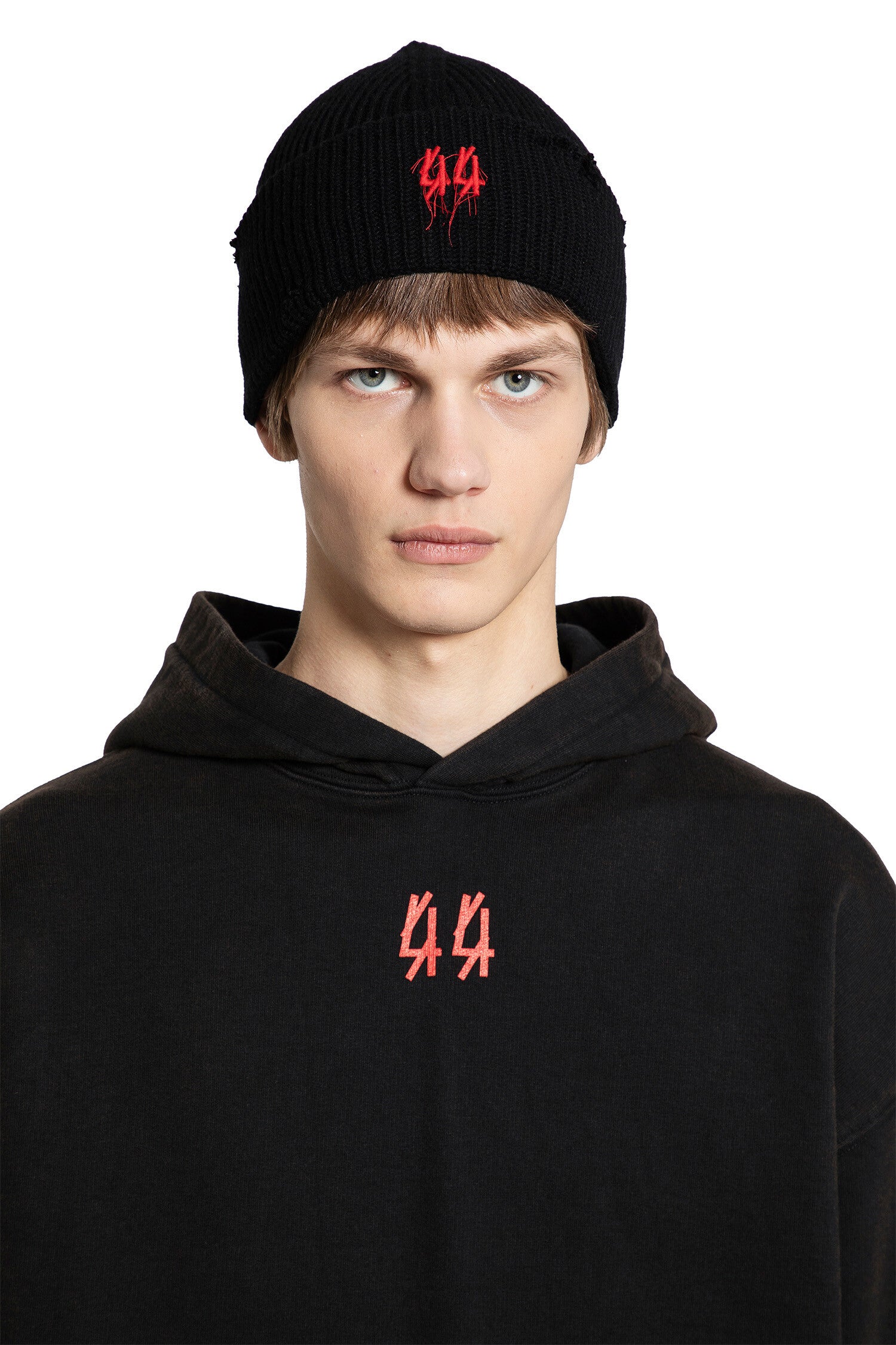 44 LABEL GROUP MAN BLACK HATS