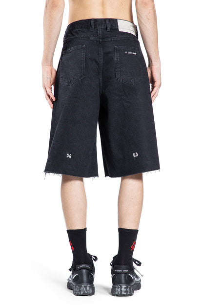 44 LABEL GROUP MAN BLACK SHORTS & SKIRTS