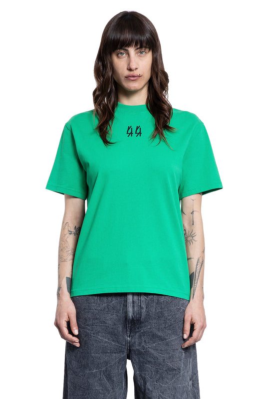 44 LABEL GROUP WOMAN GREEN T-SHIRTS & TANK TOPS