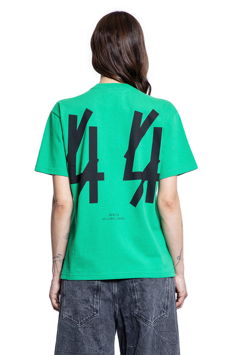 44 LABEL GROUP WOMAN GREEN T-SHIRTS & TANK TOPS