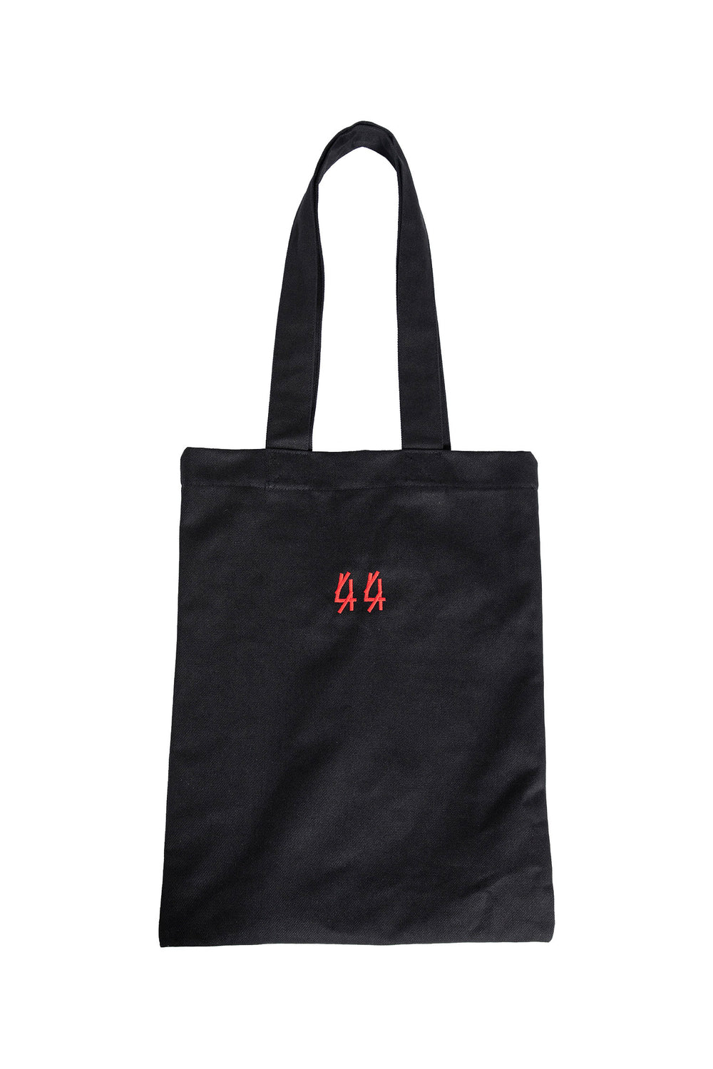 44 LABEL GROUP MAN BLACK TOTE BAGS