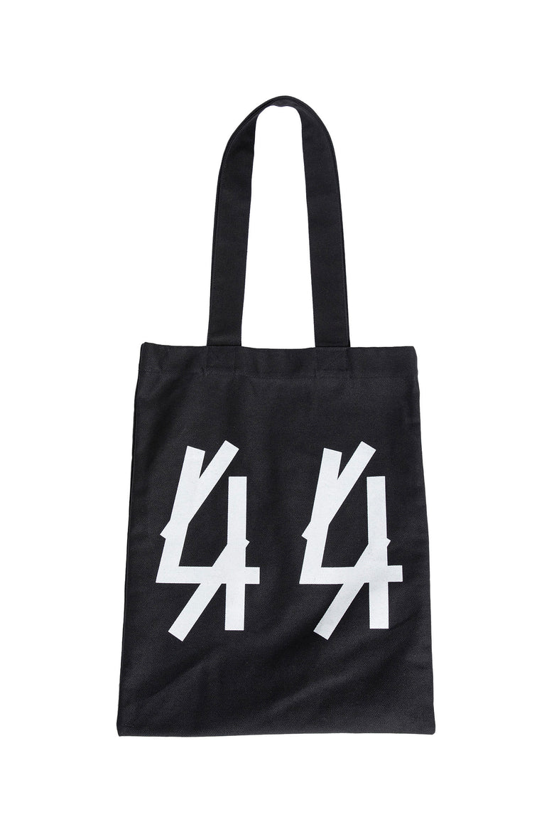 44 LABEL GROUP MAN BLACK TOTE BAGS