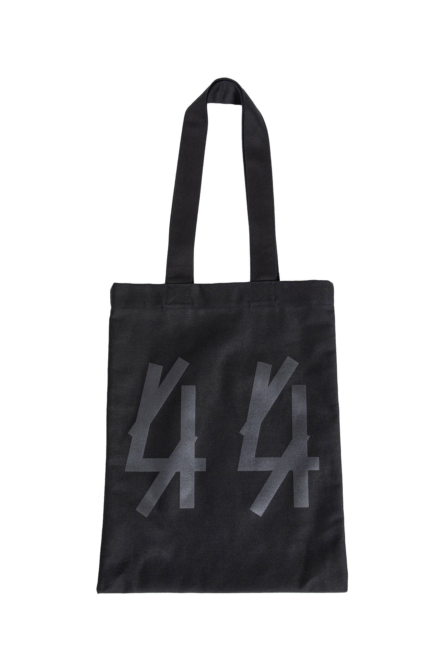 44 LABEL GROUP MAN BLACK TOTE BAGS