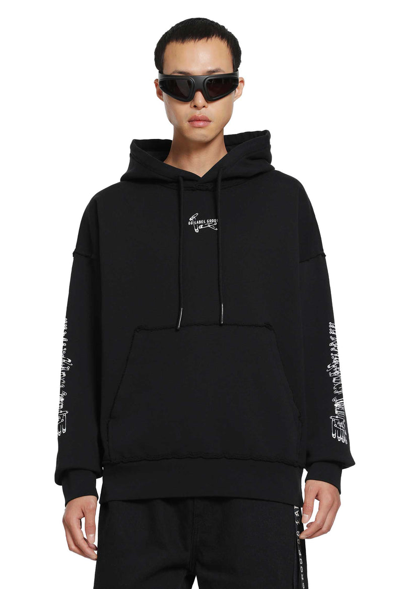 44 LABEL GROUP Pins Hoodie man