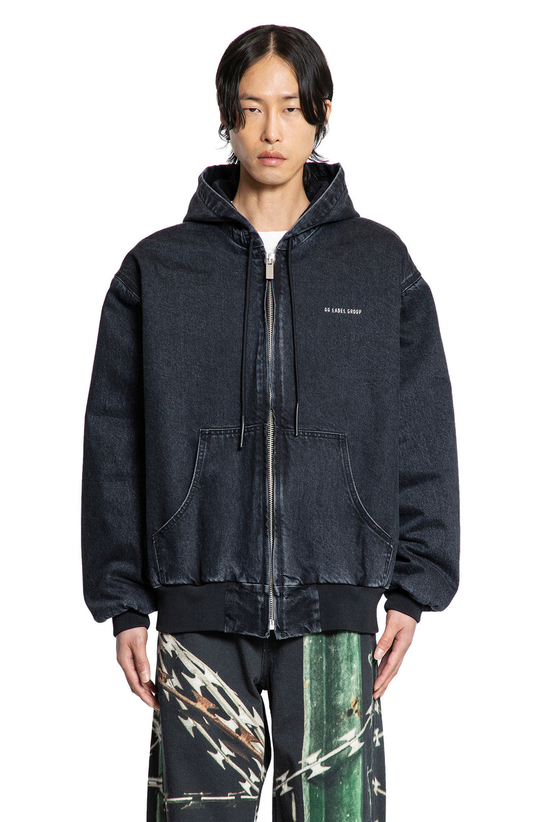 Padded Zip-Up denim Jacket