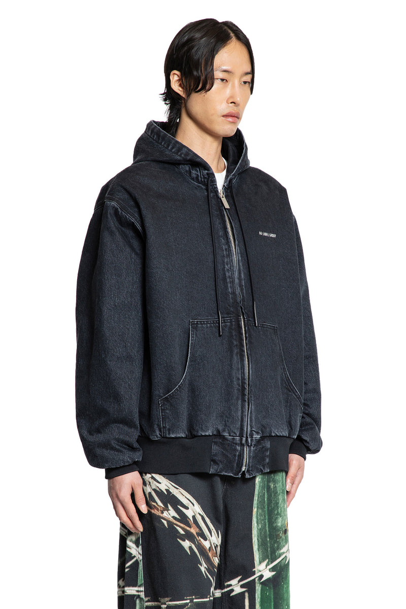 Padded Zip-Up denim Jacket