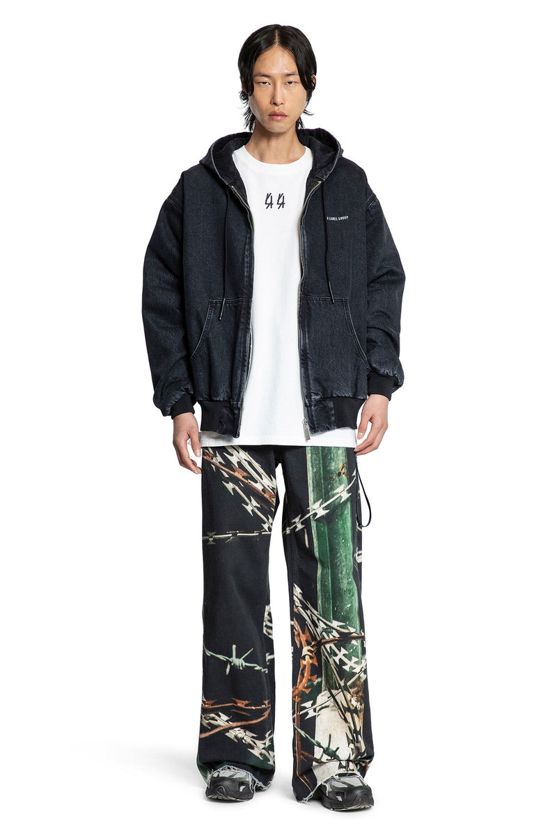 Padded Zip-Up denim Jacket