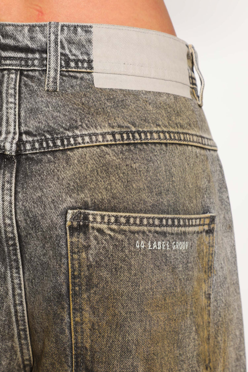 Baggy Jeans In Firm Denim Fabric - Antonioli.eu