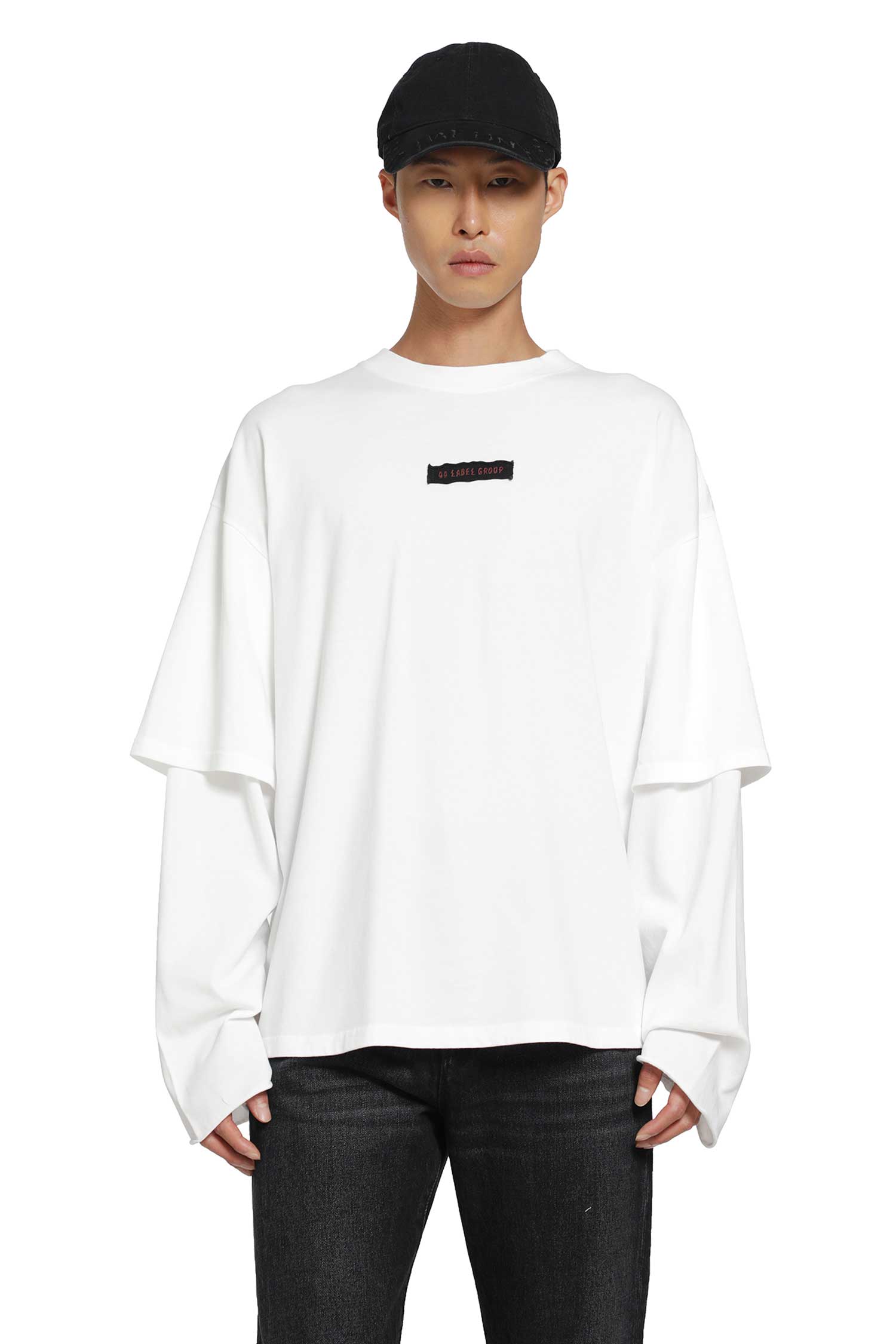 Layered Sleeve Graphic T-Shirt