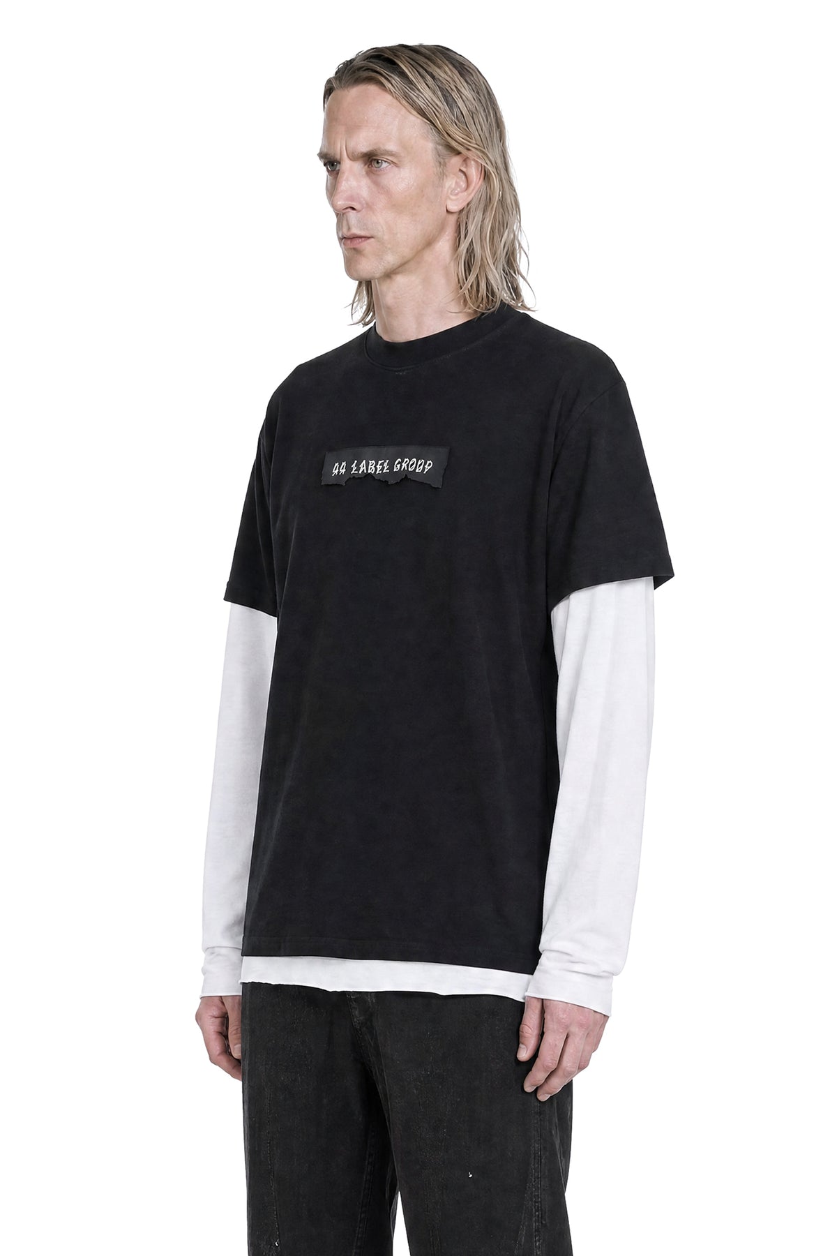 Burnt Label Double Long Sleeve T-Shirt