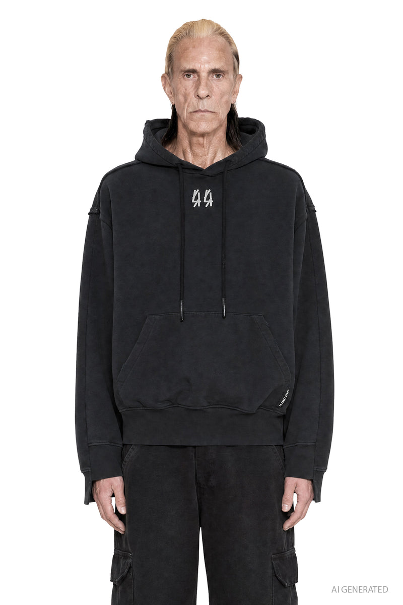 44 LABEL GROUP Patchwork Hoodie man