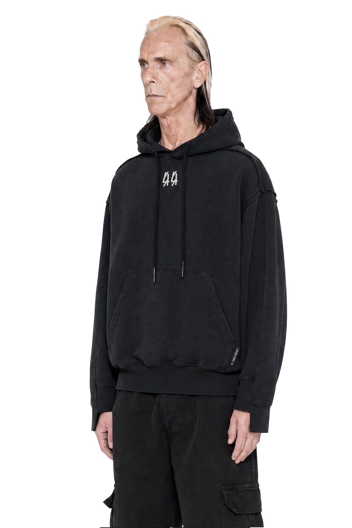 44 LABEL GROUP Patchwork Hoodie man