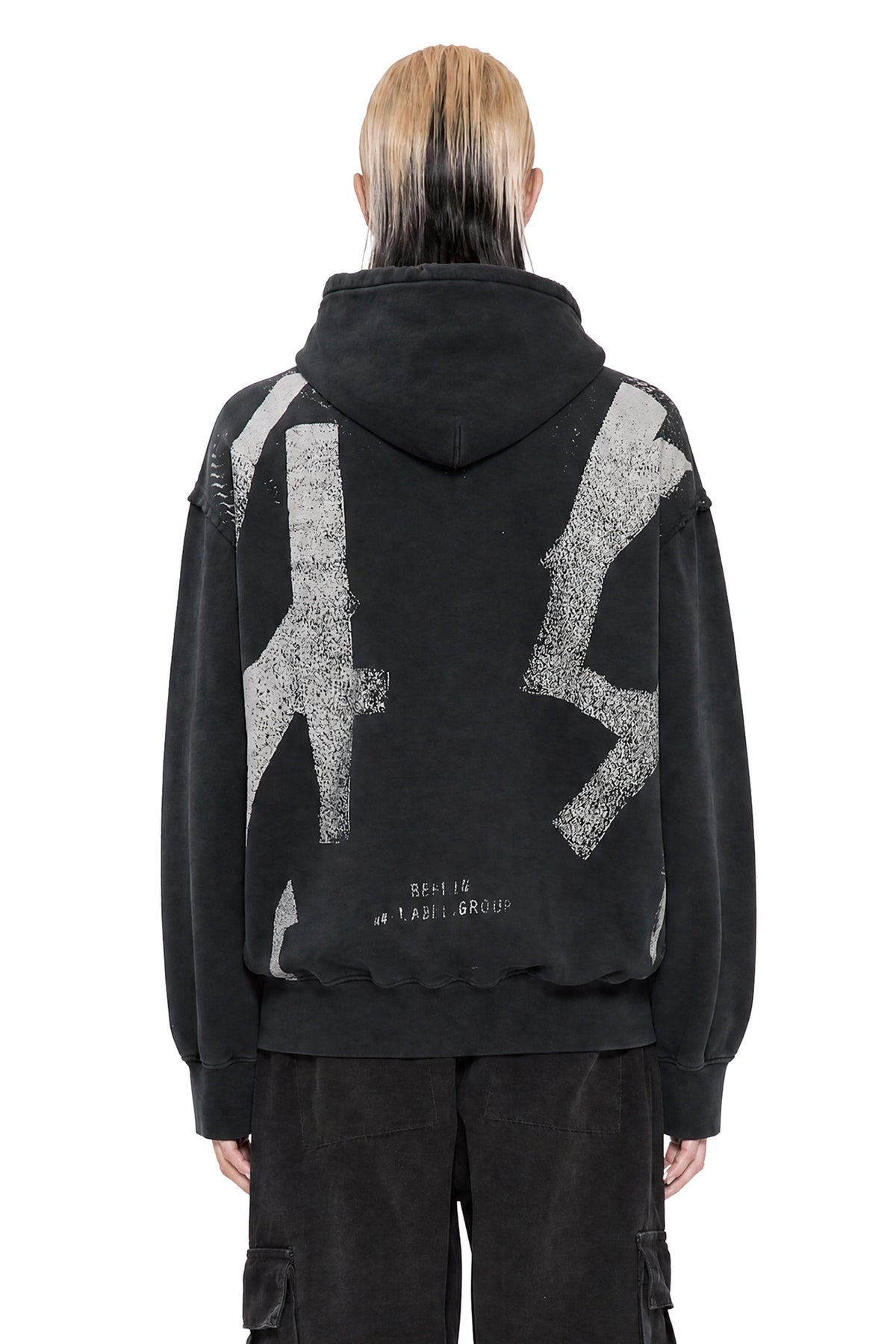 44 LABEL GROUP Patchwork Hoodie man