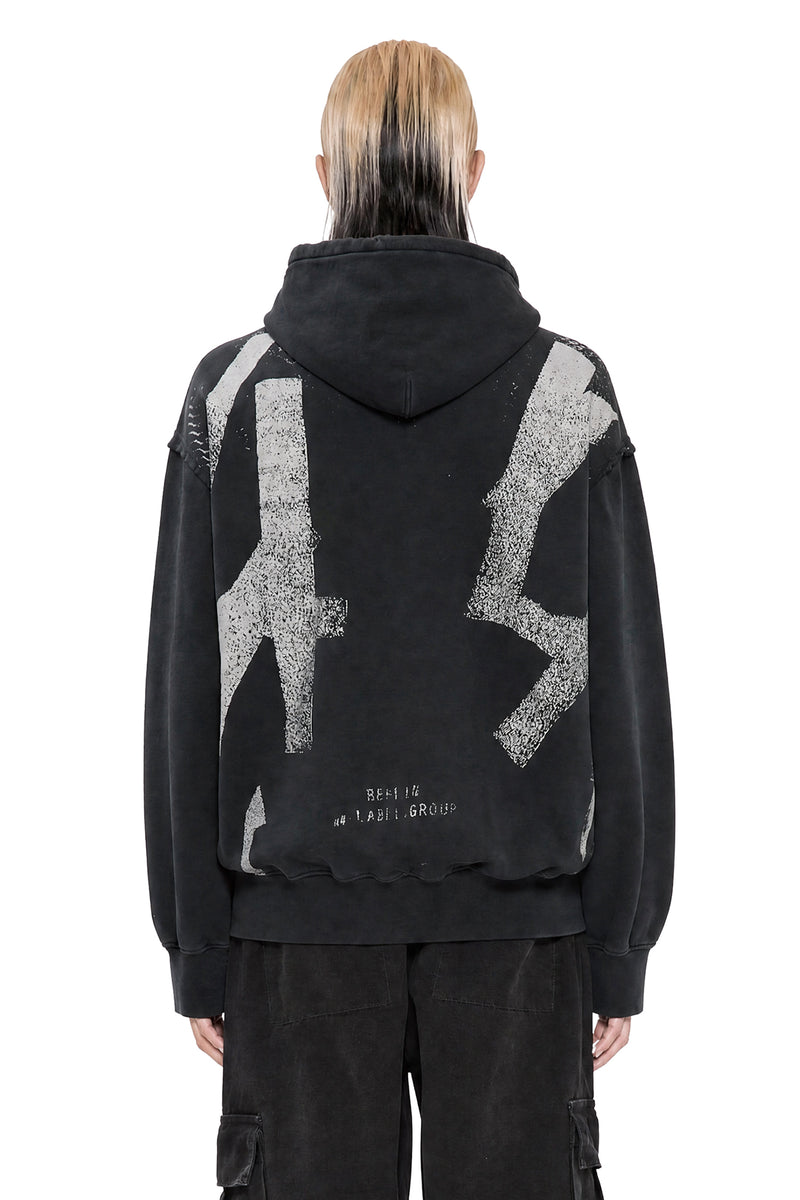 44 LABEL GROUP Patchwork Hoodie man